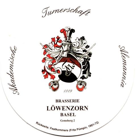 basel bs-ch lwenzorn rund 2a (200-turnerschaft-schwarzrot)